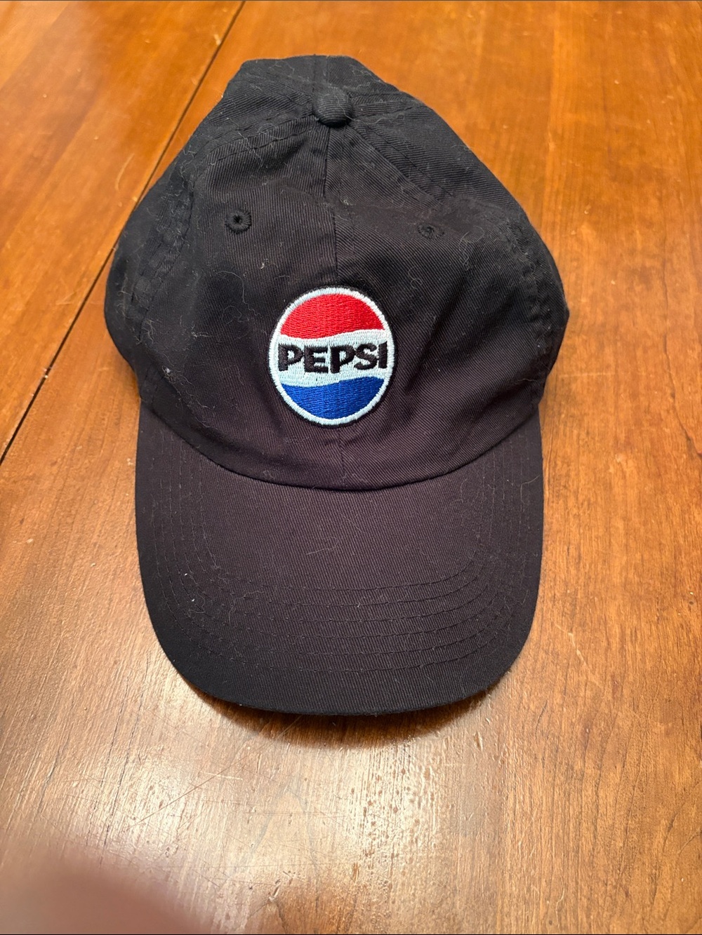 Pepsi Black Cap with Red, White & Blue Logo